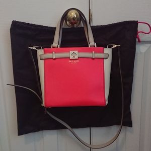 EUC Kate Spade Bright Coral Handbag